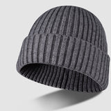 Bonnet épais tricoté pour homme et femme 