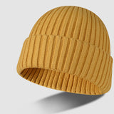 Bonnet épais tricoté pour homme et femme 