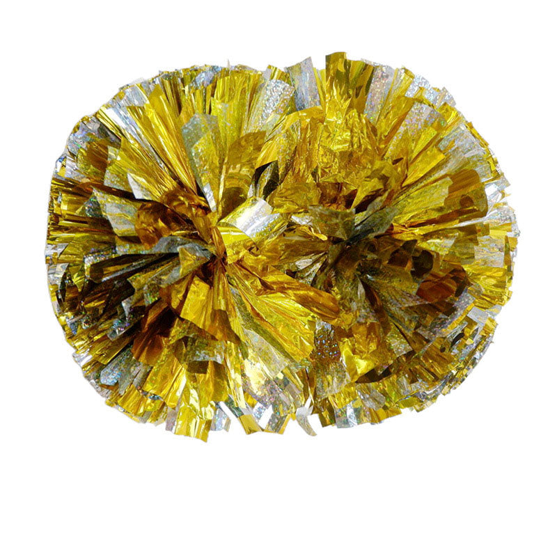 6"large Cheer Pompom Made By Laser Ribbon