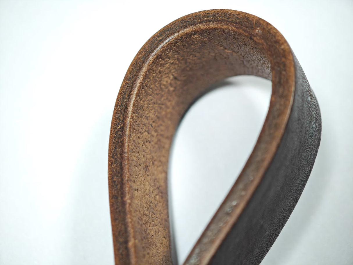 Copper Ring True Leather Key Chain