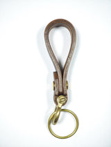 Copper Ring True Leather Key Chain