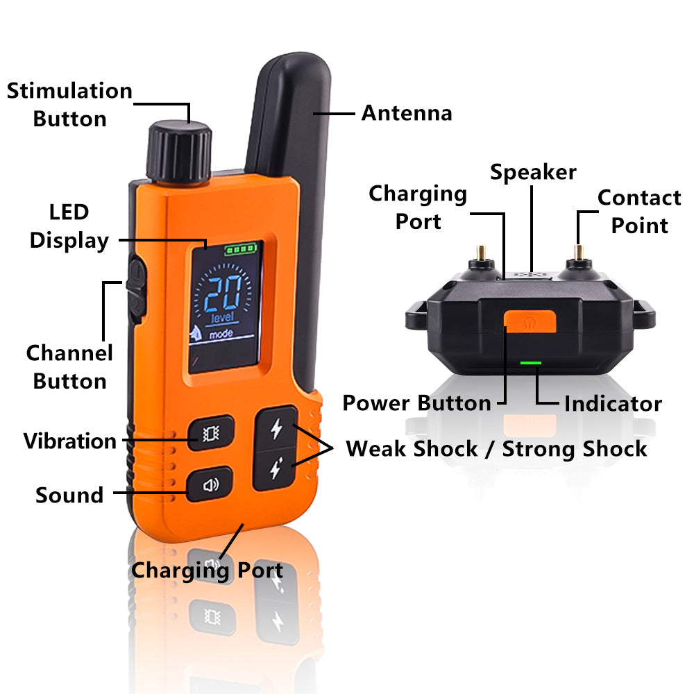 Dog Training Collars Shock Set For Two Dogs