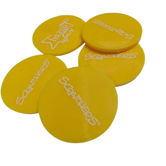Plastic 2.5 Inch Dia Round Coin