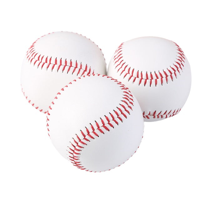 Bate de béisbol de cuero sintético de PU, de madera 