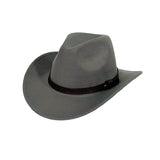 Chapeau de cowboy en velours unisexe 