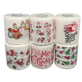 Stock Christmas 2ply Paper Roll Napkin - By Boat