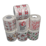 Stock Christmas 2ply Paper Roll Napkin - By Boat