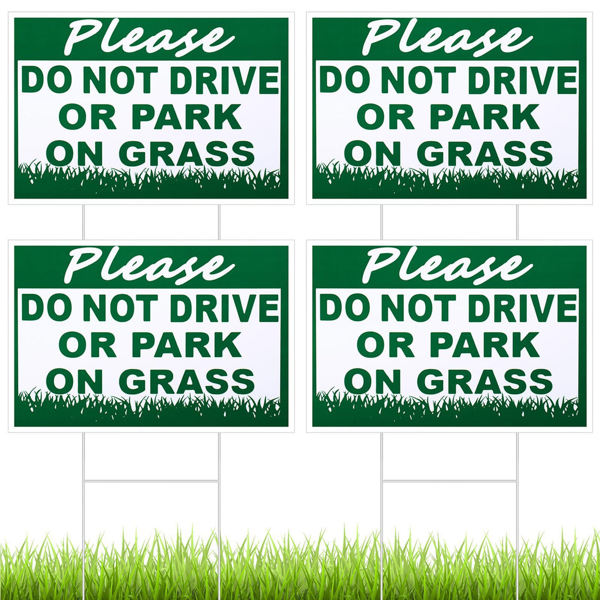 Lawn Bag Sign Doule Side Printed