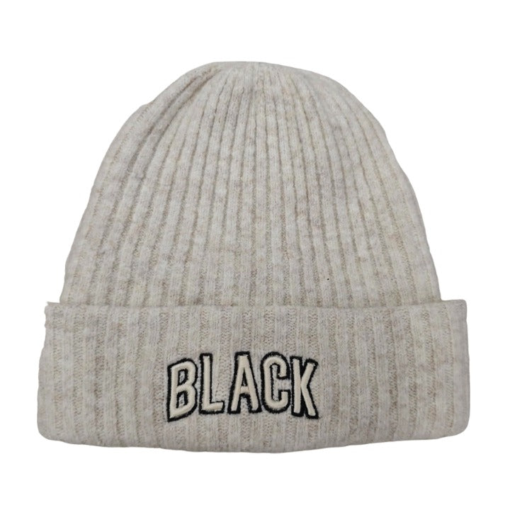 Bonnet tricoté double épaisseur 
