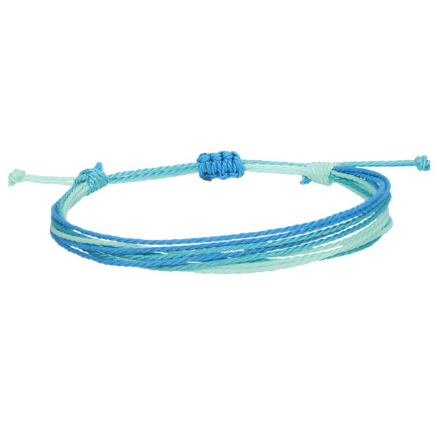 Adjustable String Bracelet With Paper Card