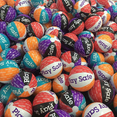 16 Inch Inflatable Pvc Pool Ball Two Tone - Yorkn Inc✅