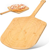 16 Inch Wooden Pizza Peel Board - By Boat - Yorkn Inc✅