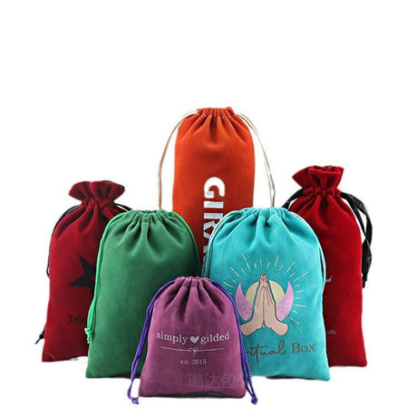 16x19 Inch Large Velvet Drawstring Bag - Yorkn Inc✅