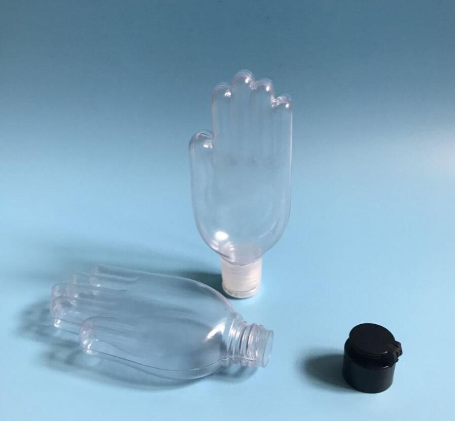 Botella de 2.7 oz con forma de mano 