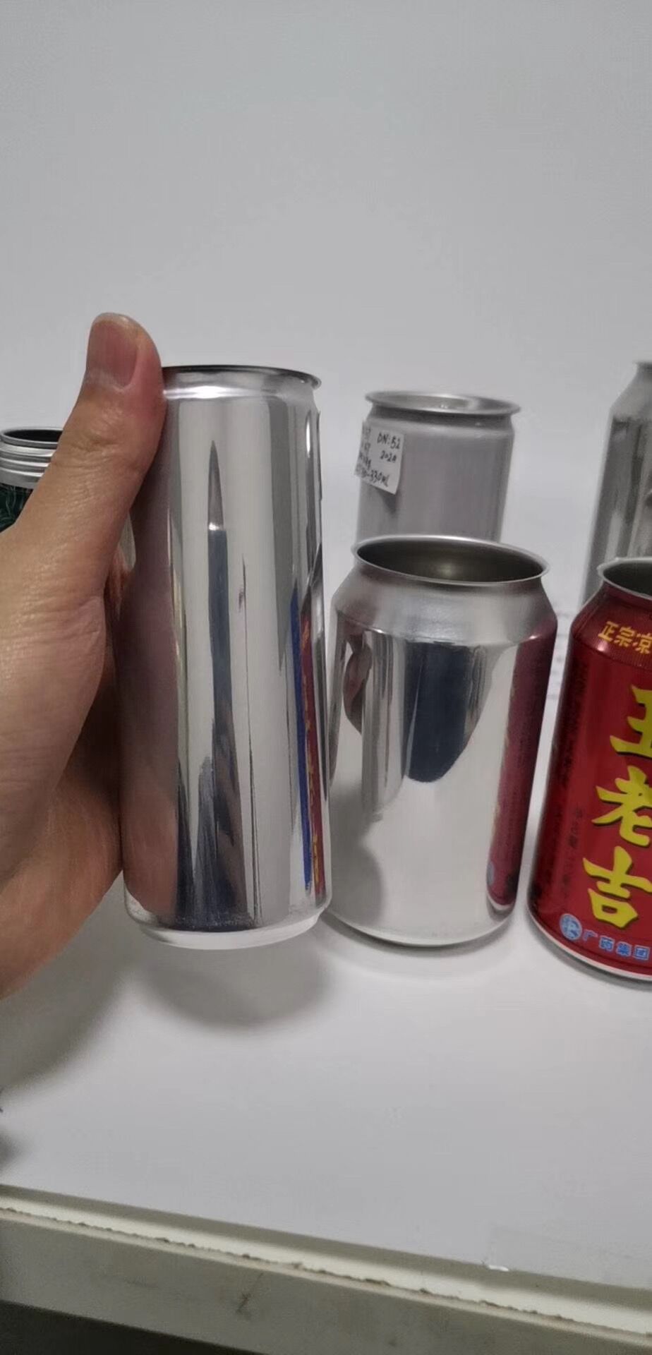 Lata plateada de 355 ml - En barco 