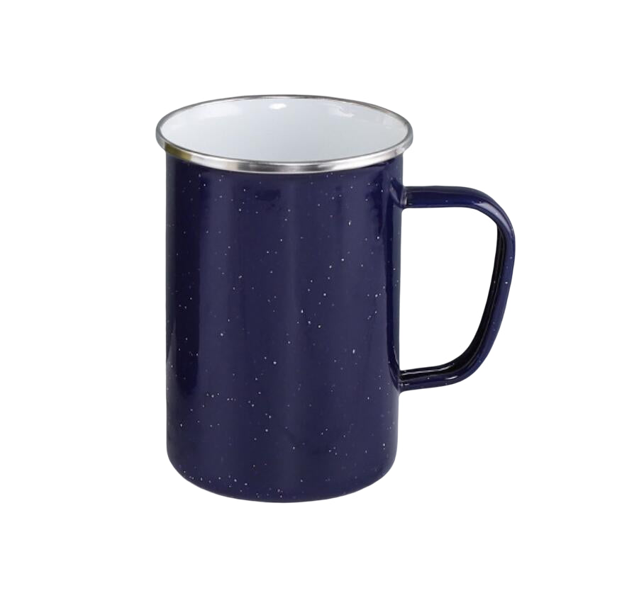 Mug personnalisé en émail et métal 