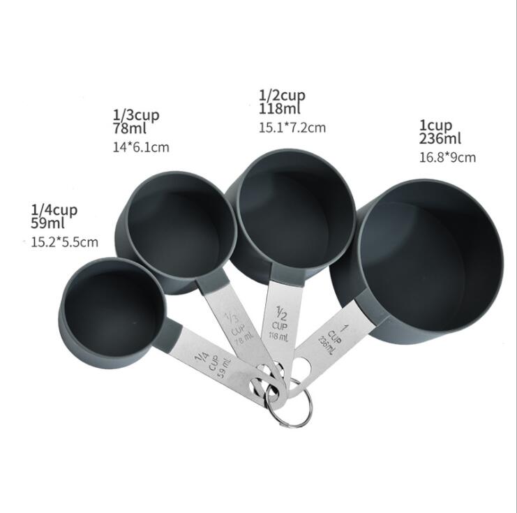 Tazas medidoras de plástico 