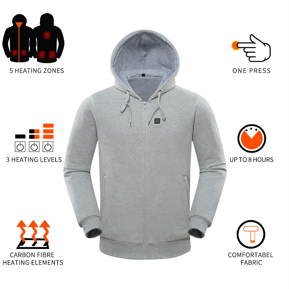 Sweat à capuche chauffant 