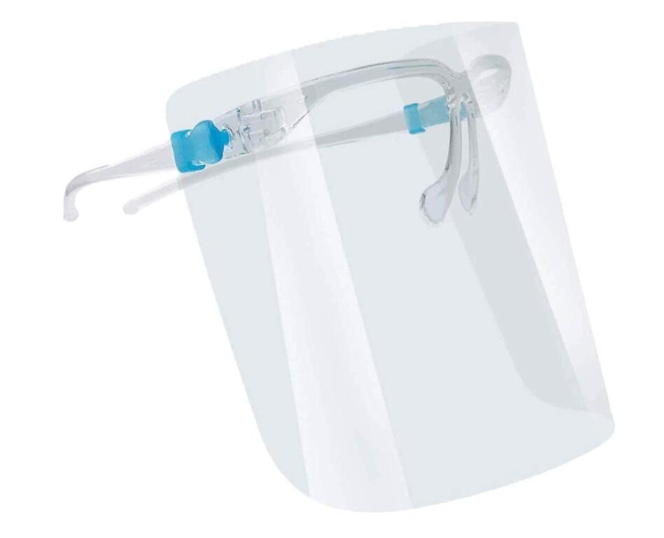 Face Shield With Clear Ear Handle