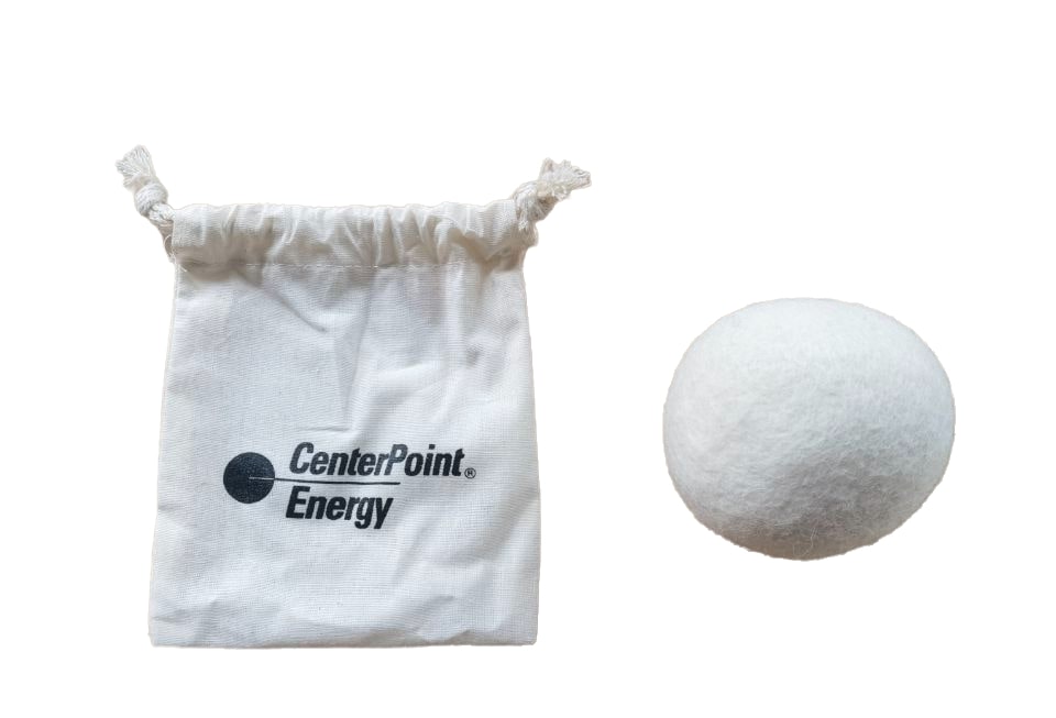 Boule de séchage en laine avec pochette 