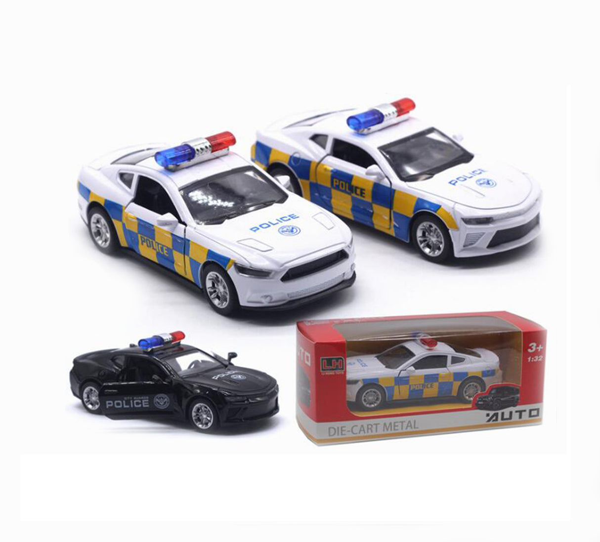 Voiture de police moulée sous pression 