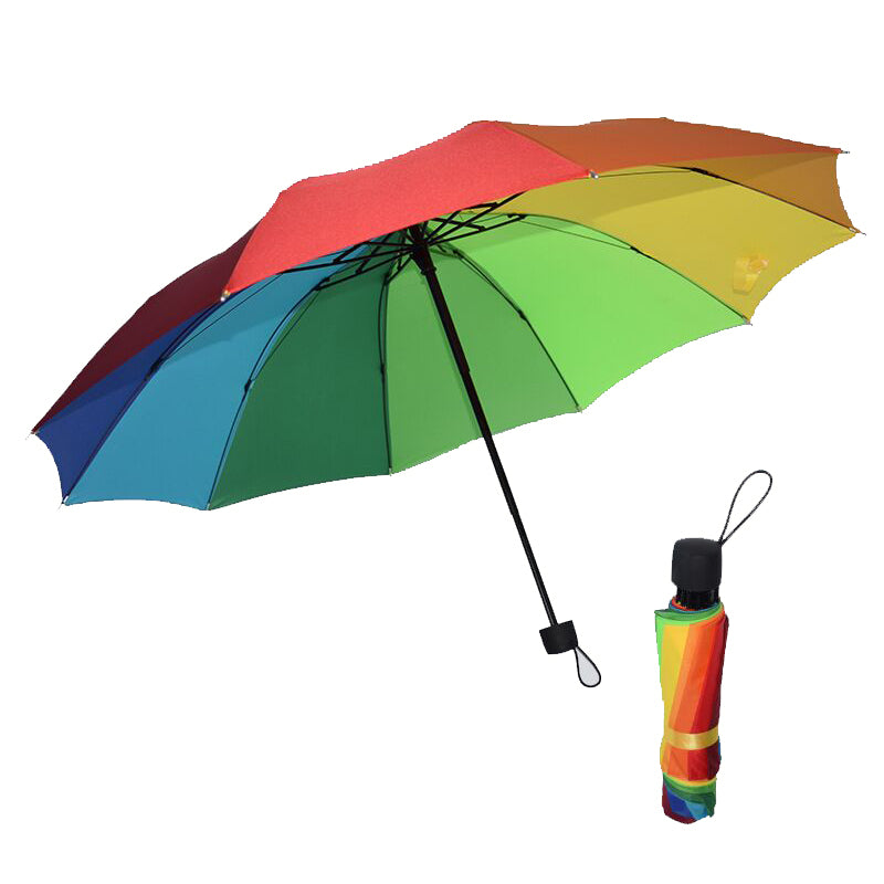 Foldable Rainbow Umbrella
