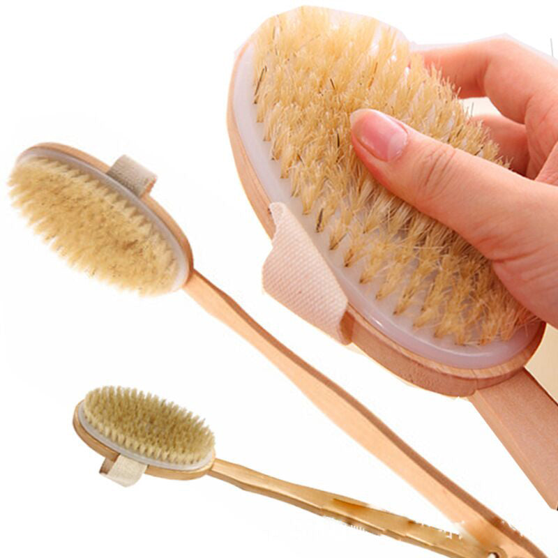 Removable Bath Back Cleaning Scrubber