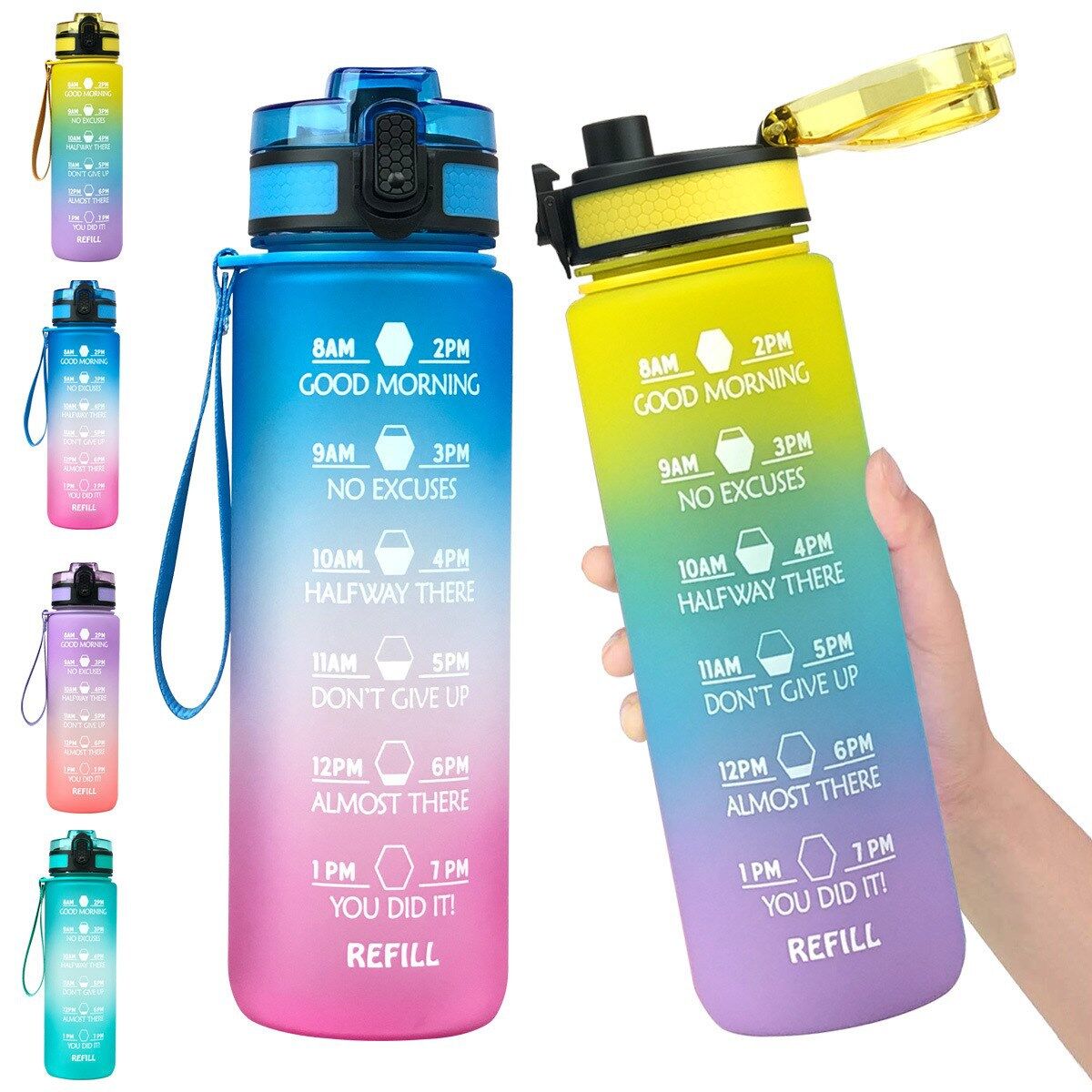 Botella de agua deportiva 