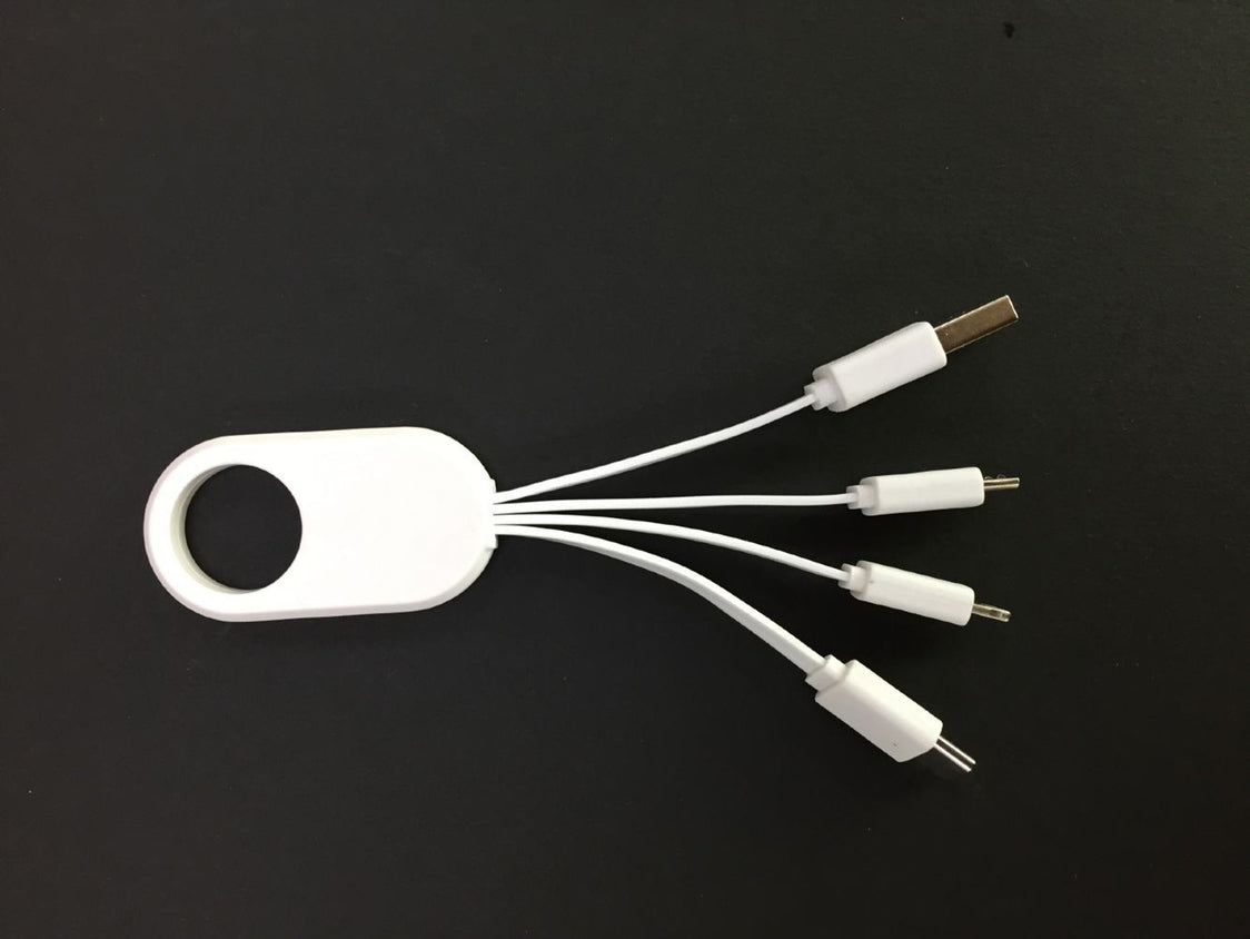 Cable de carga personalizado 4 en 1 