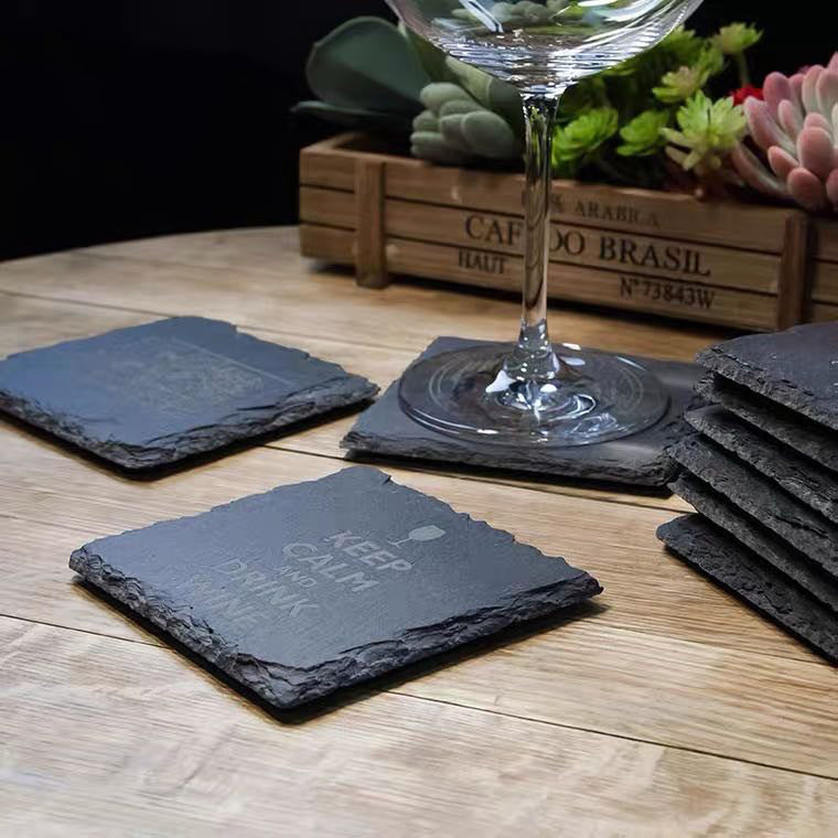 Posavasos de pizarra 