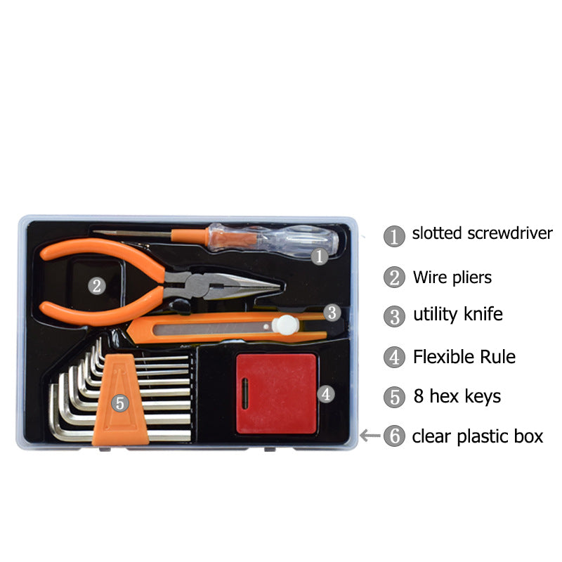 Boîte à outils 12 pièces 