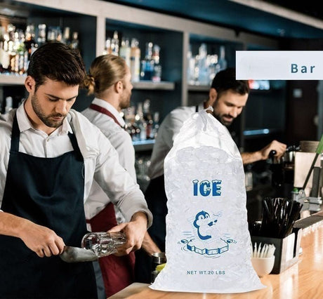 20 Lb Drawstring Ice Bag - Yorkn Inc✅