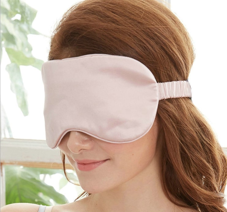 Máscara de seda para ojos 