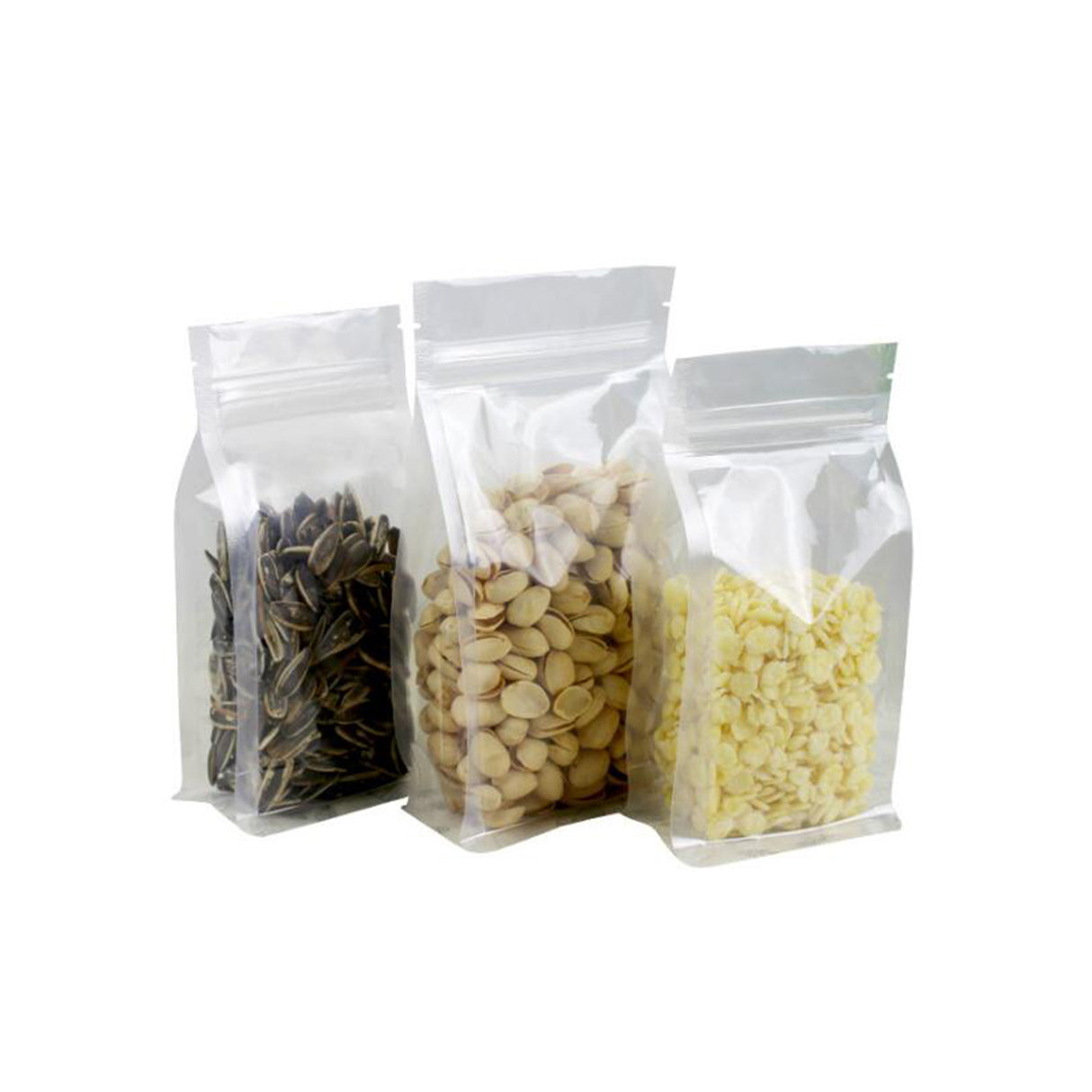 Pochettes d'emballage avec fermeture à glissière 