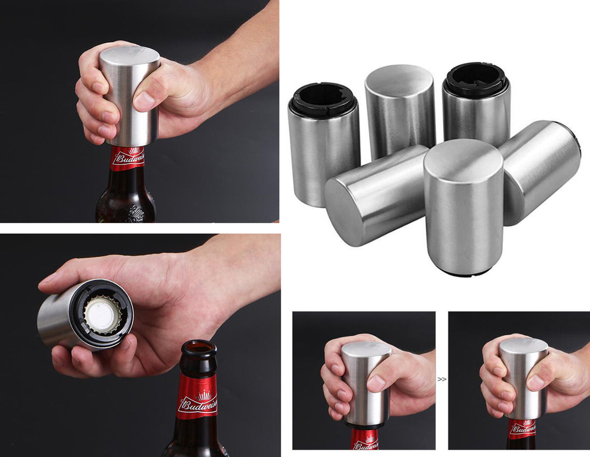 Décapsuleur de bouteille de bière en acier inoxydable 