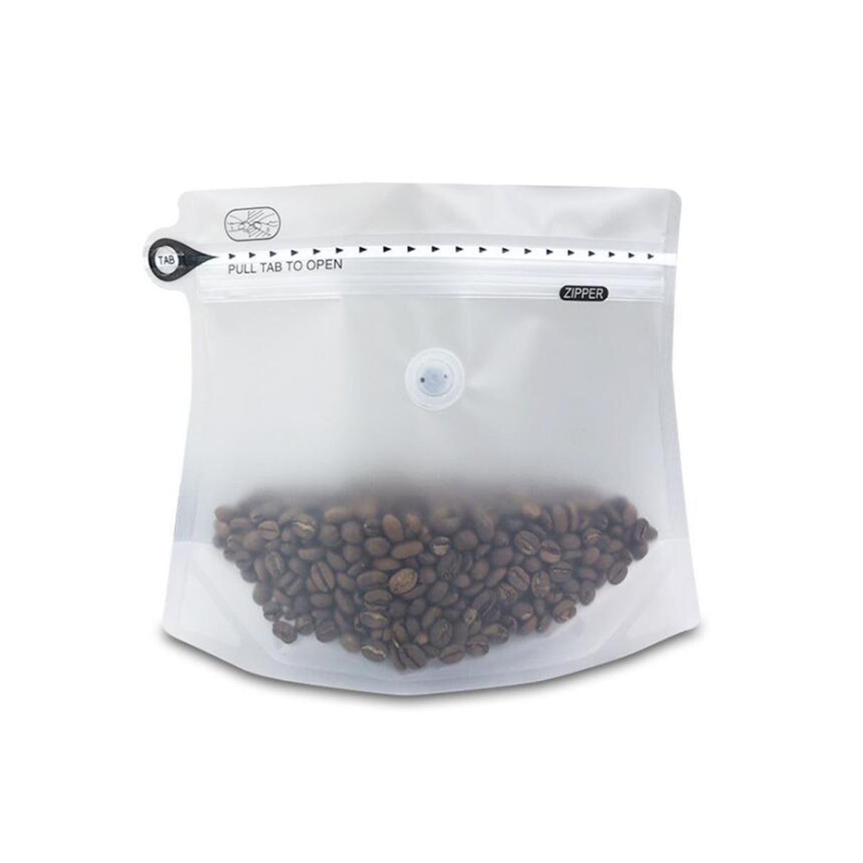 Bolsa de café de aluminio con válvula 