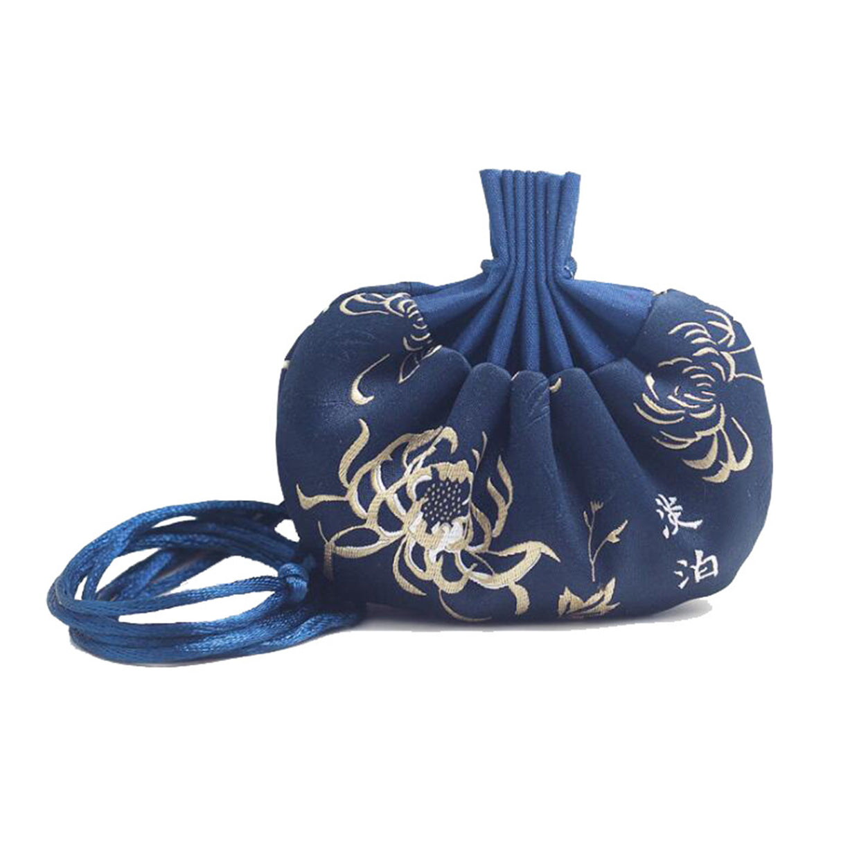 Bolsa de joyería con cordón bordado 