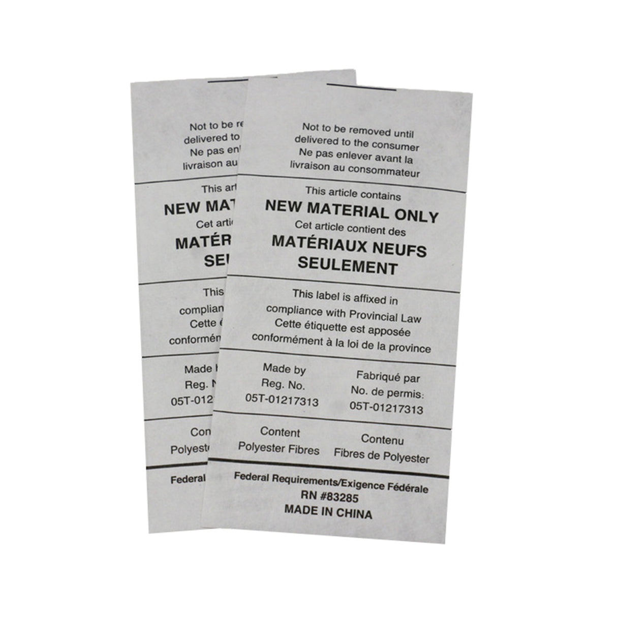 Tyvek Labels