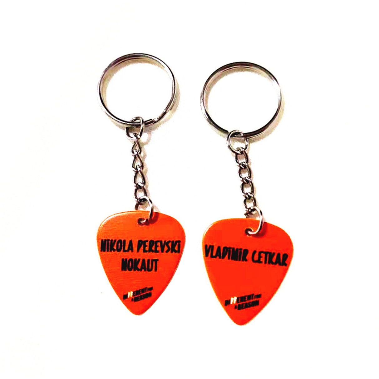 Porte-clés médiator de guitare 