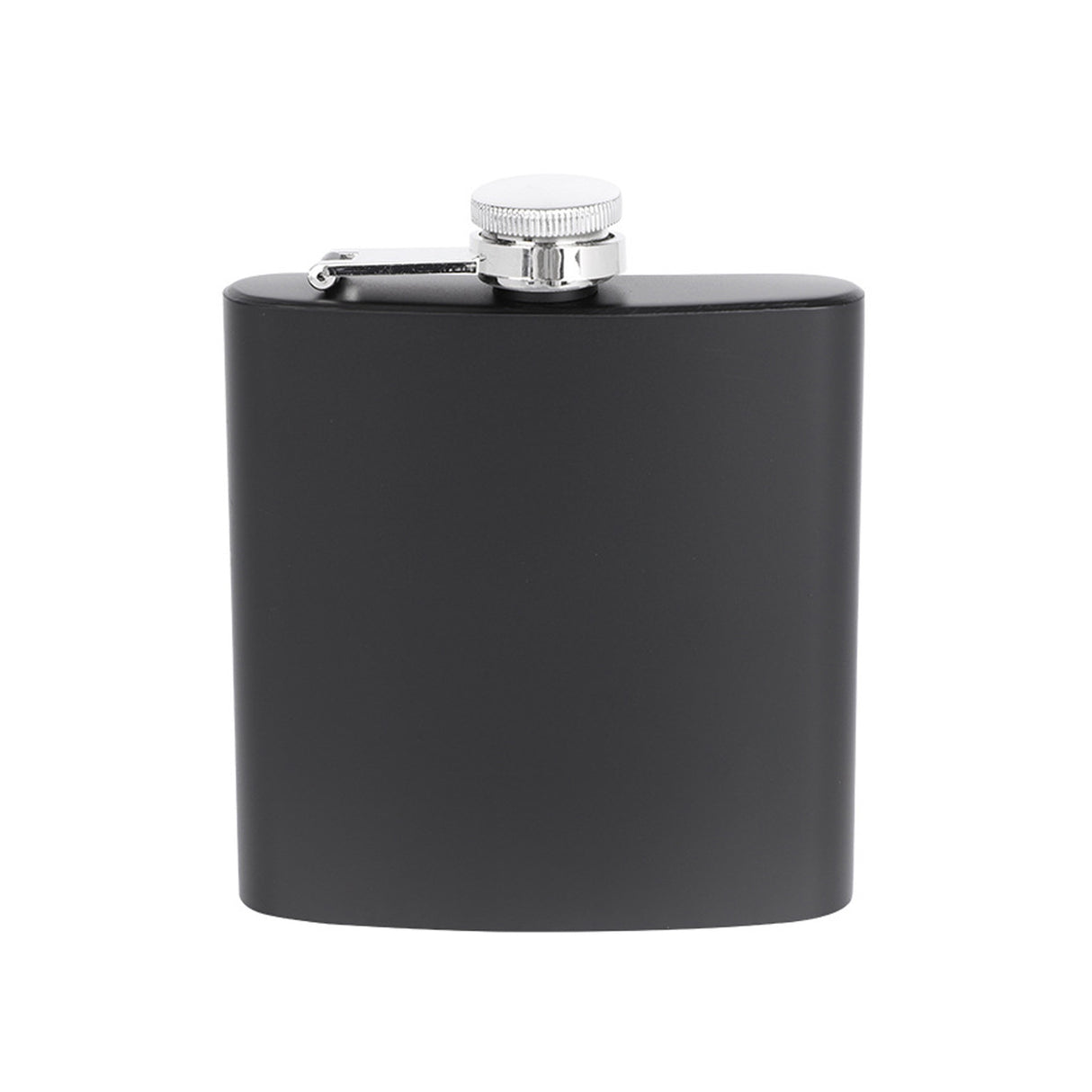 6 Oz Black Flask