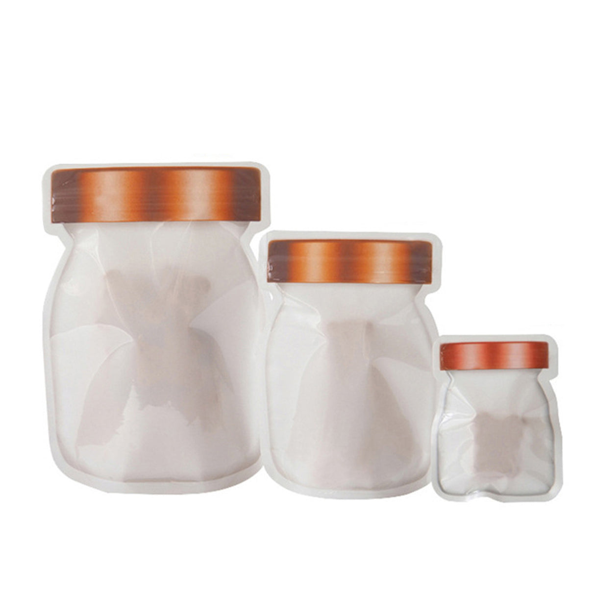 Bolsa con forma de tarro de cristal 