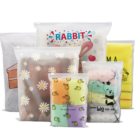 23x33cm Frosted Zipper Bag - Yorkn Inc✅