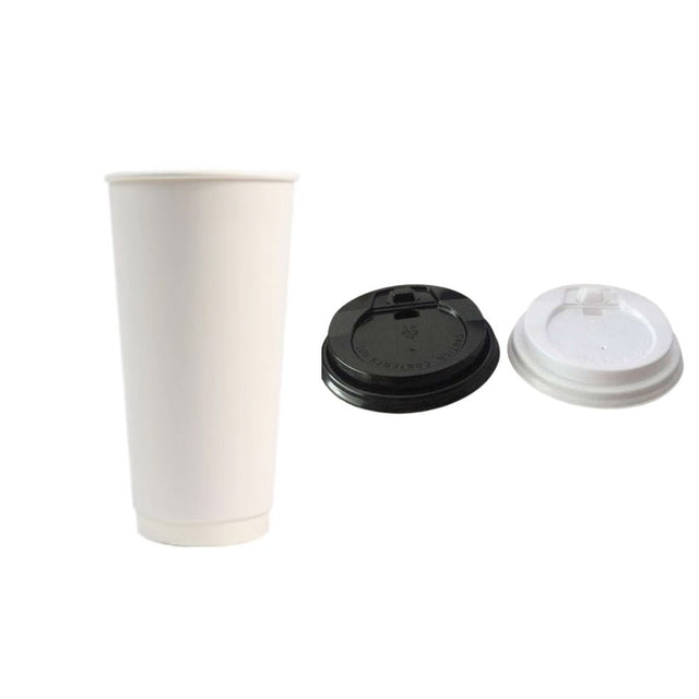 24 Oz Disposable Coffee Cup With Lid - Yorkn Inc✅