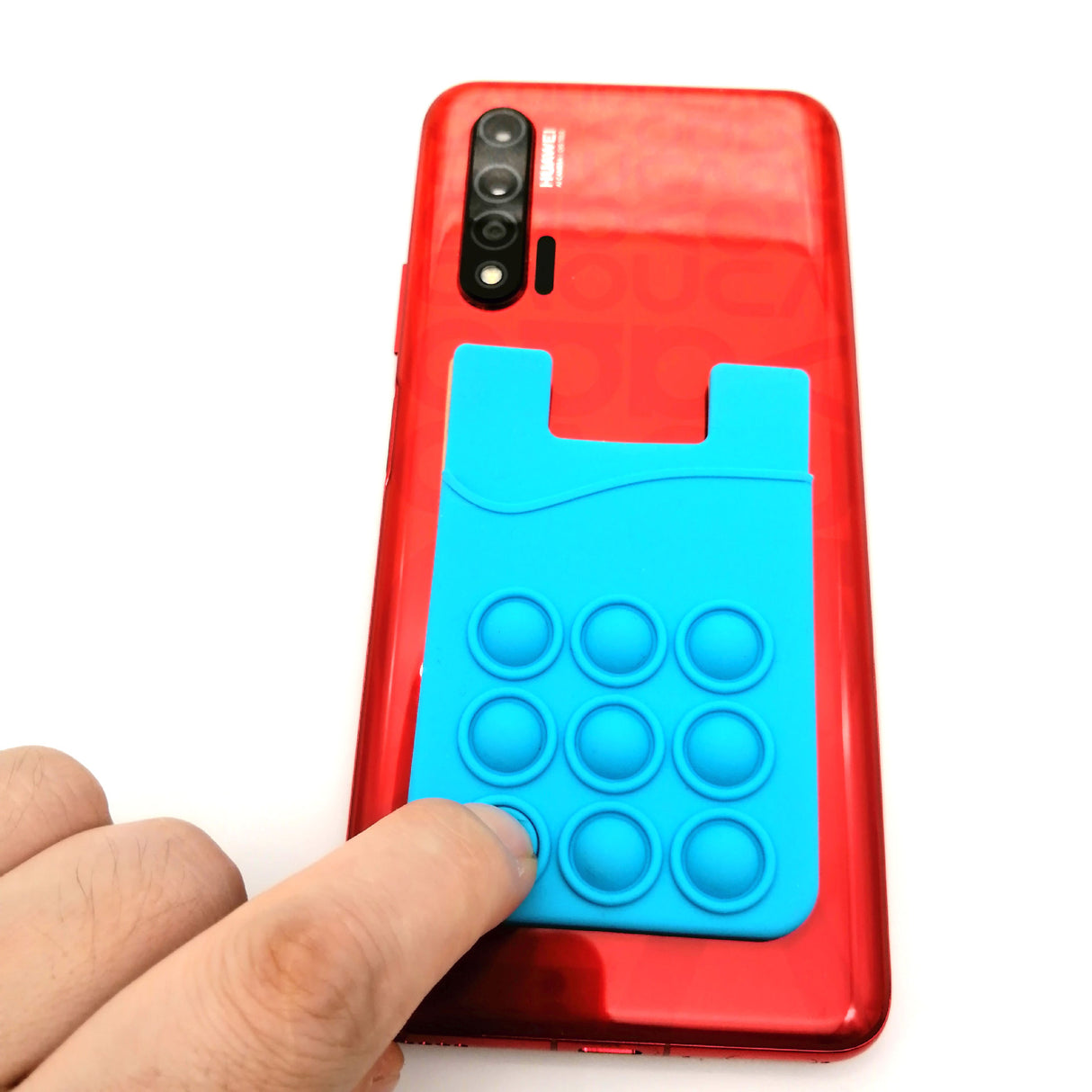 Cartera para teléfono con juguete antiestrés de silicona 