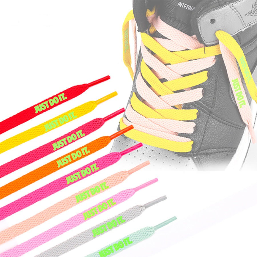 Lacets plats à double couche 