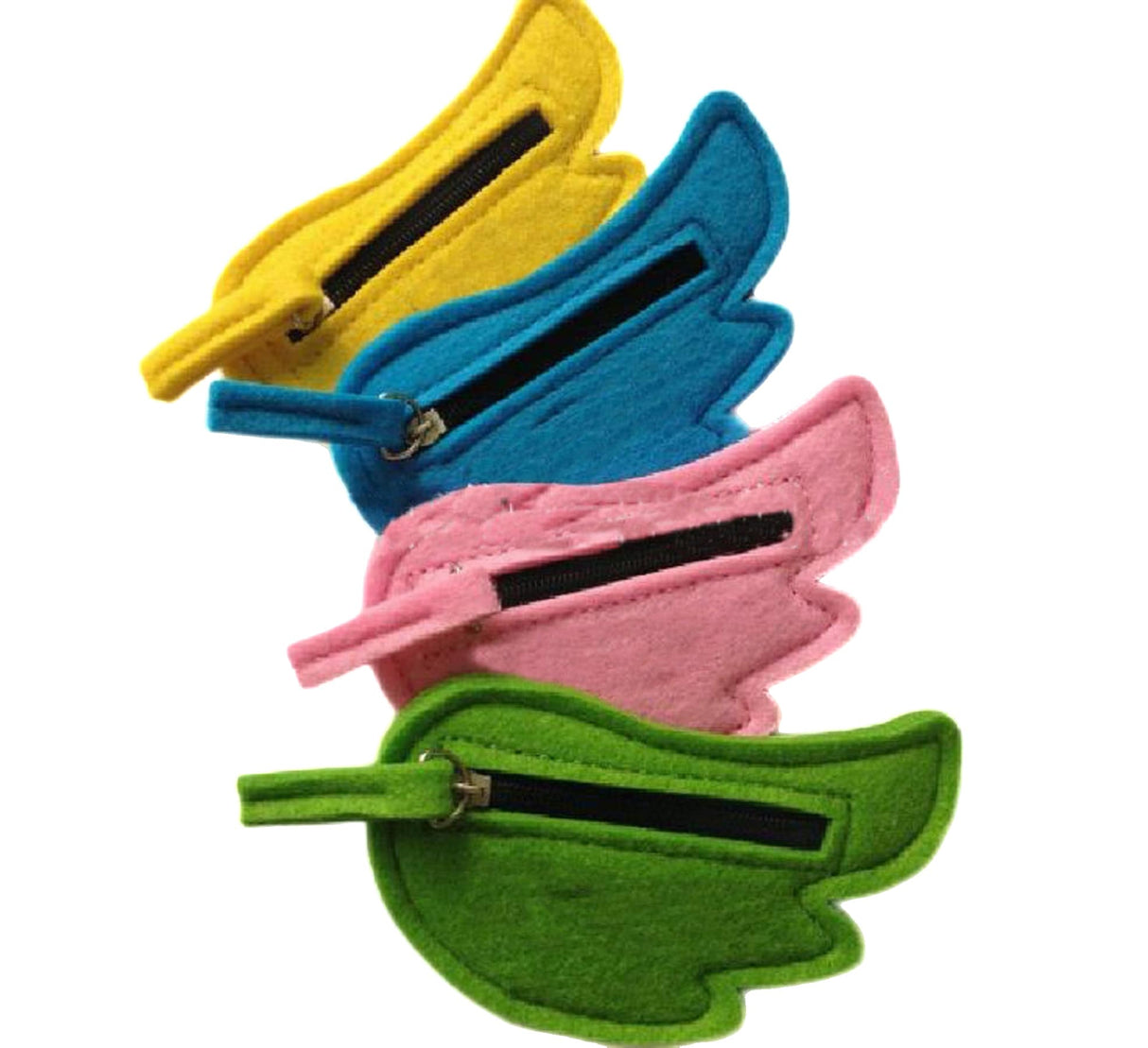 Cute Felt Wing Shaped Wallet Pouch Coin Purse