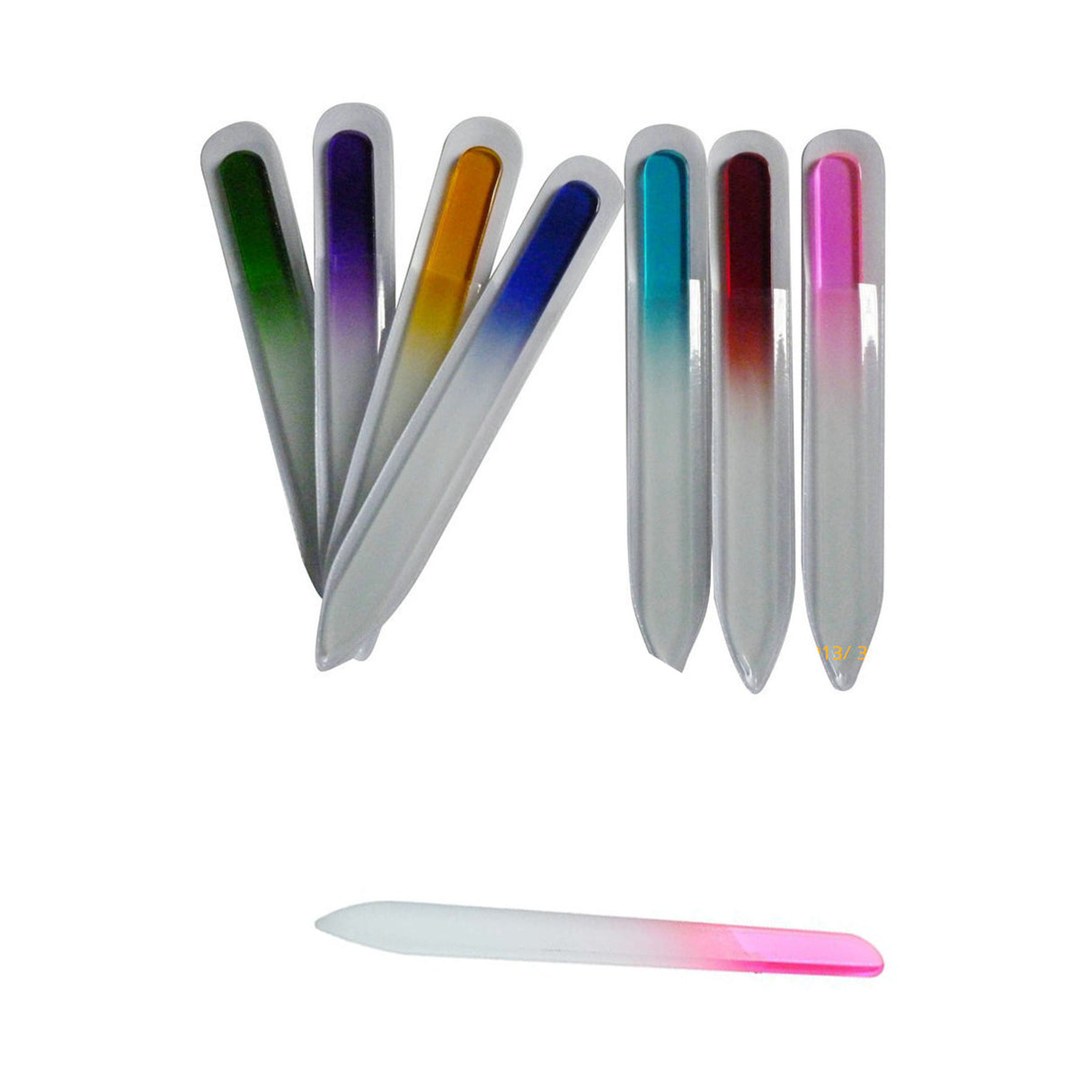 Limes à ongles en verre cristal 