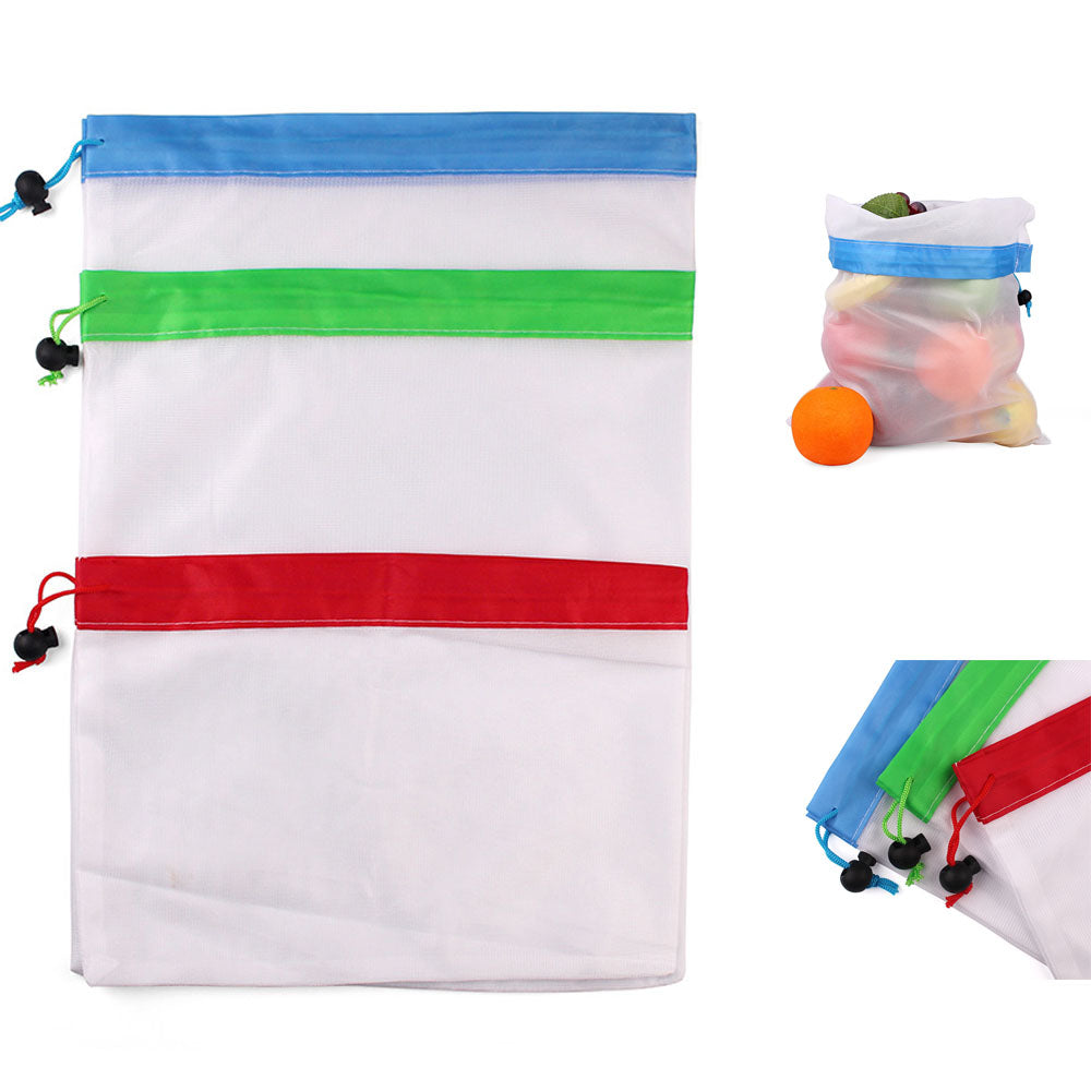 Bolsa de malla lavable reutilizable 