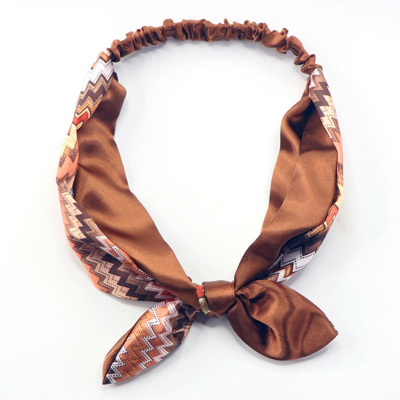 Elastic Satin Headbands