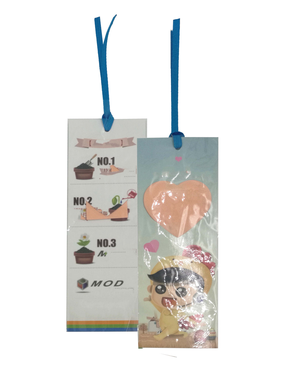 Seeded Paper Bookmark